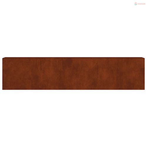 Corten acél kerti magaságyás 360x40x80 cm