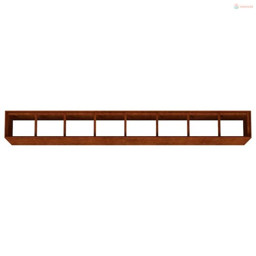 Corten acél kerti magaságyás 360x40x80 cm