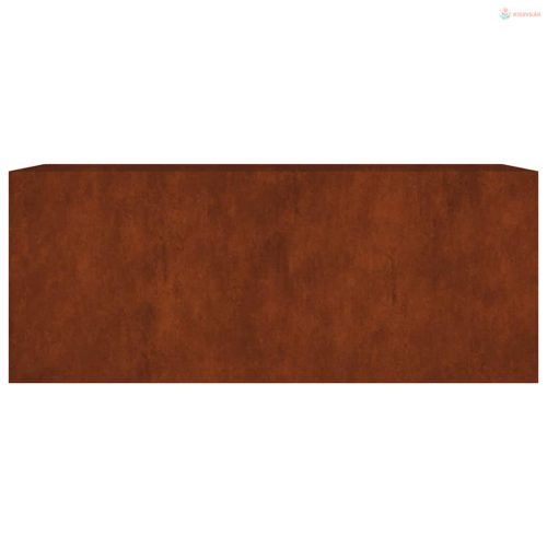 Corten acél kerti magaságyás 200x80x80 cm