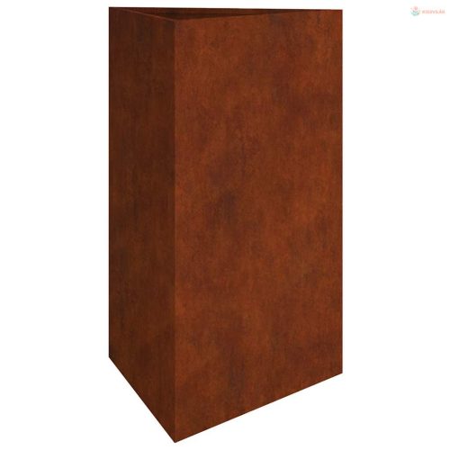 Corten acél kerti növénytartó 50x43x75 cm
