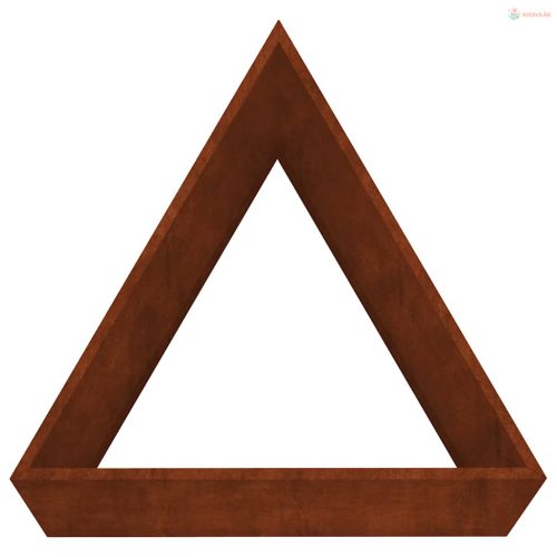 Corten acél kerti növénytartó 50x43x75 cm
