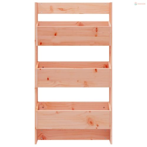 3 szintes tömör duglászfenyő fali virágtartó 60 x 18,5 x 110 cm