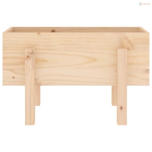 Tömör fenyő kerti növénytartó 62 x 30 x 38 cm