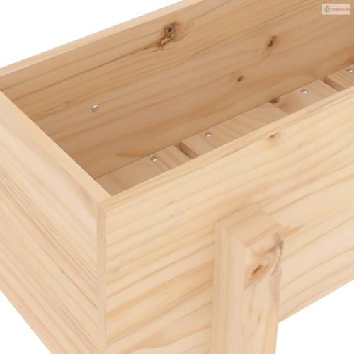 Tömör fenyő kerti növénytartó 62 x 30 x 38 cm