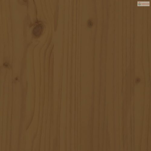 Mézbarna tömör fenyőfa növénytartó 62x50x57 cm