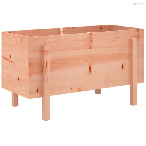 Tömör duglászfenyő kerti magaságyás 101 x 50 x 57 cm