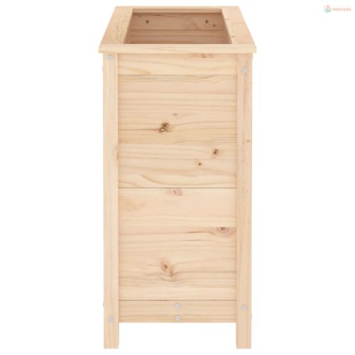 Tömör fenyőfa növénytartó 82,5x40x78 cm