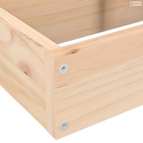 4 szintes tömör fenyőfa kerti virágtartó 80,5 x 79 x 36 cm