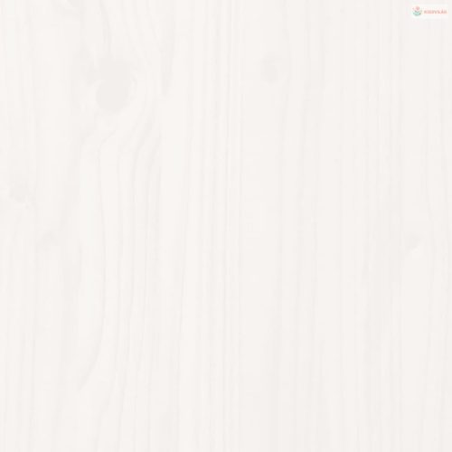 2 db fehér tömör fenyőfa kerti sarokkanapé