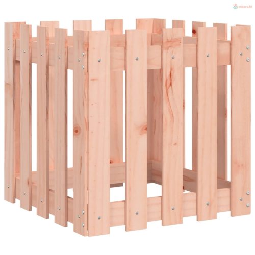 Tömör duglászfenyő növénytartó léces kialakítással 50x50x50 cm