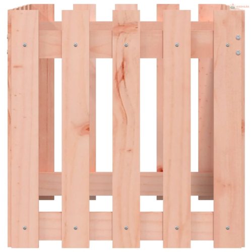 Tömör duglászfenyő növénytartó léces kialakítással 50x50x50 cm