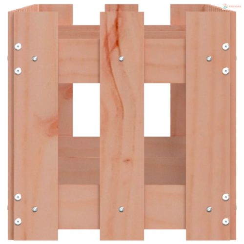 Tömör duglászfenyő kerti magaságyás kerítéssel 150x30x30 cm