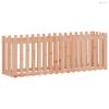 Tömör duglászfenyő kerti magaságyás kerítéssel 200x50x70 cm