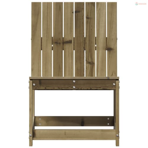 Impregnált fenyőfa kerti szék 50,5x55x77 cm