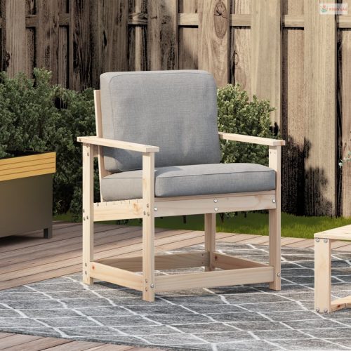 Tömör fenyőfa kerti szék 62 x 56 x 77 cm