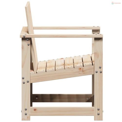 Tömör fenyőfa kerti szék 62 x 56 x 77 cm