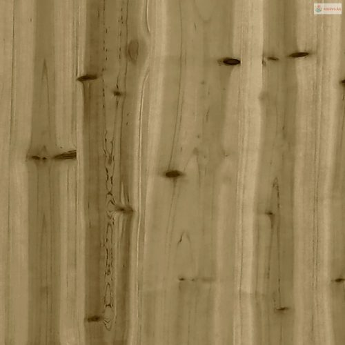 Impregnált fenyőfa kerti virágláda 50x50x50 cm