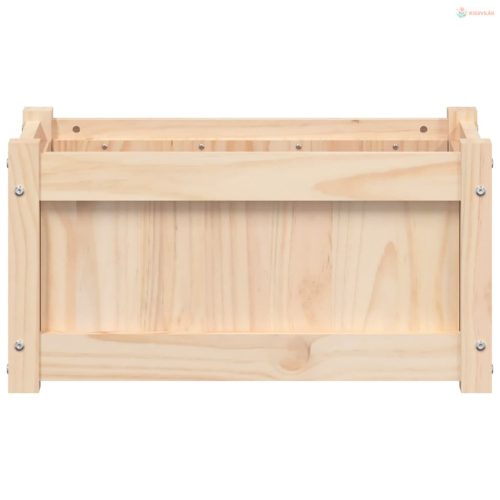 2 db tömör fenyőfa virágláda