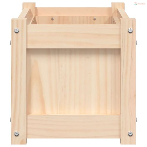 2 db tömör fenyőfa virágláda