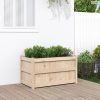 Tömör fenyő kerti virágláda 90x50x50 cm