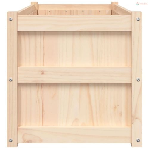 Tömör fenyő kerti virágláda 90x50x50 cm