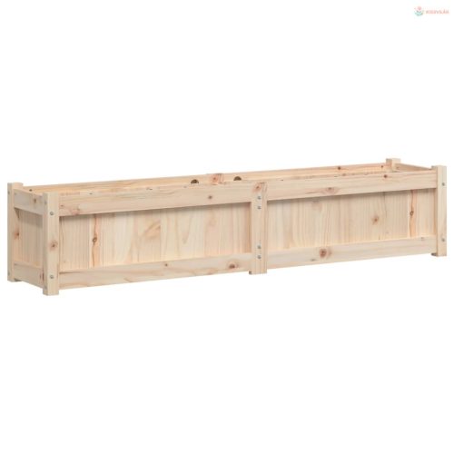 2 db tömör fenyőfa virágláda