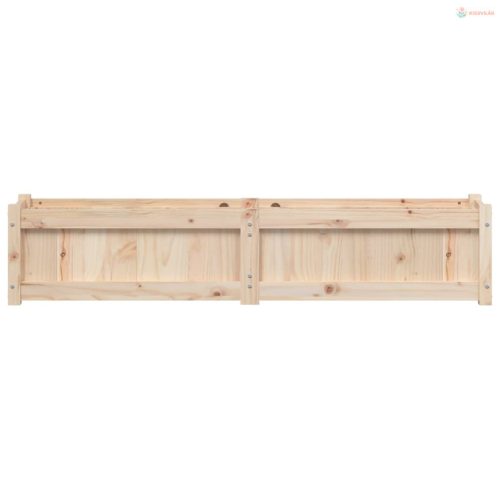 2 db tömör fenyőfa virágláda