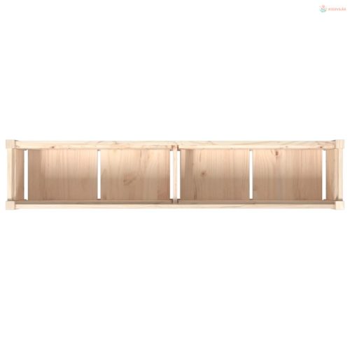 2 db tömör fenyőfa virágláda