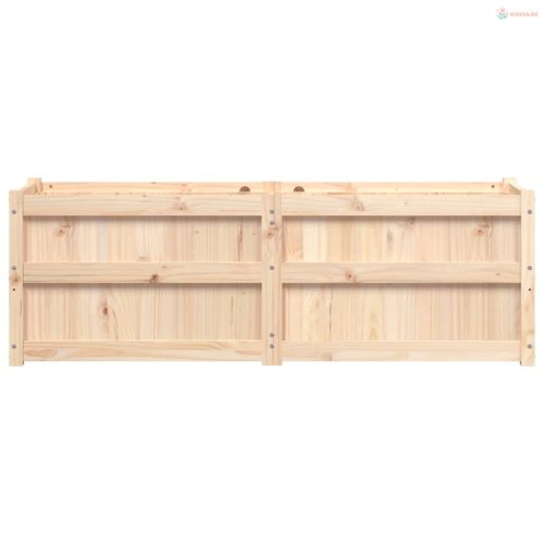 Tömör fenyő kerti virágláda 150 x 50 x 50 cm