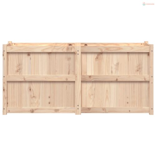 Tömör fenyőfa kerti virágláda 150 x 50 x 70 cm