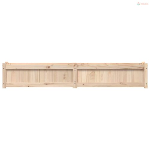 Tömör fenyőfa kerti virágláda 180x31x31 cm