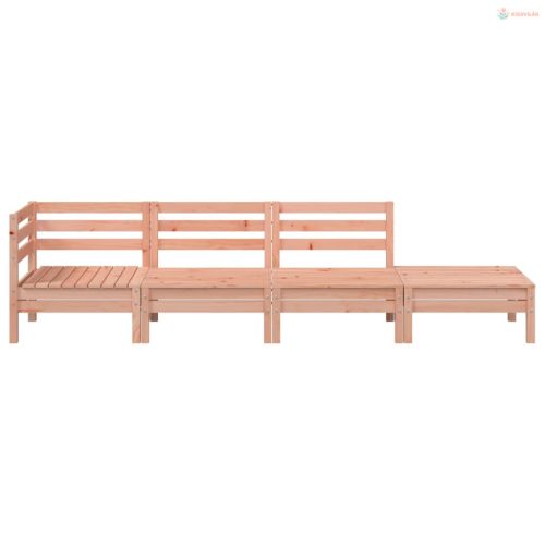 4 személyes tömör duglászfenyő kerti kanapé