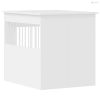 Fehér szerelt fa kutyaketrec 64,5 x 80 x 71 cm