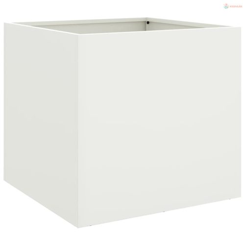 Fehér acél növénytartó 42 x 40 x 39 cm