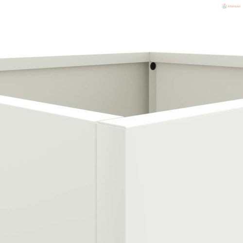 Fehér acél növénytartó 42 x 40 x 39 cm