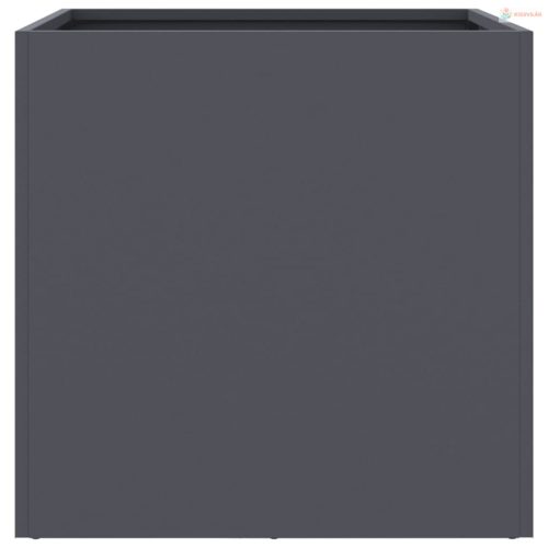 2 db antracitszürke acél növénytartó 42 x 40 x 39 cm