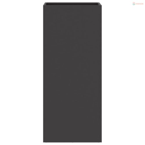 Fekete acél növénytartó 32 x 29 x 75 cm