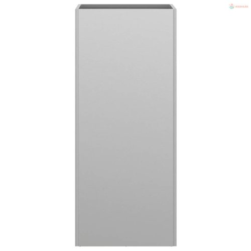 Ezüstszínű horganyzott acél növénytartó 32x29x75 cm