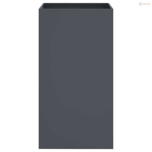 Antracitszürke acél növénytartó 42 x 38 x 75 cm