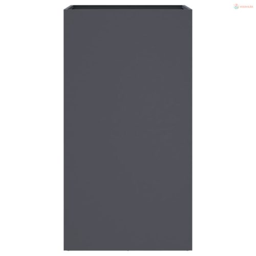 Antracitszürke acél növénytartó 42 x 38 x 75 cm