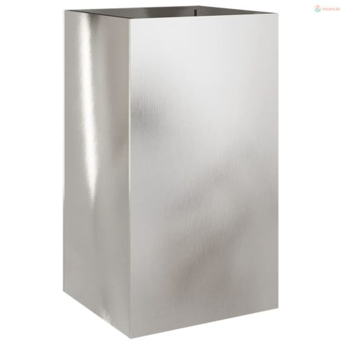 Ezüstszínű rozsdamentes acél növénytartó 42x38x75 cm