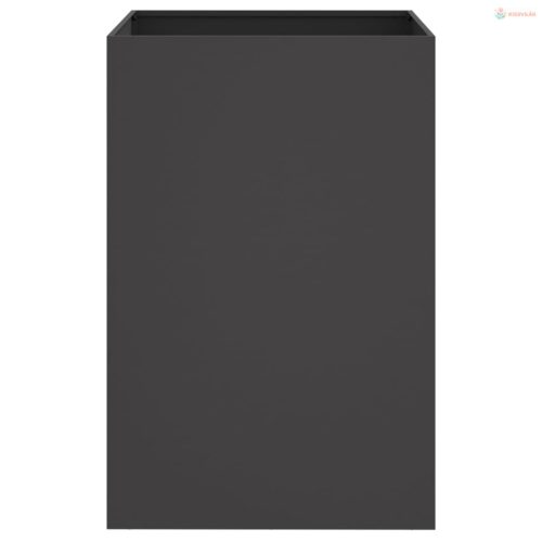 Fekete acél növénytartó 52 x 48 x 75 cm