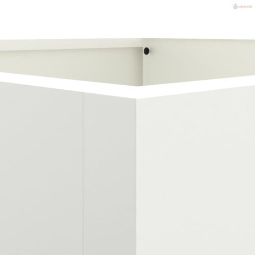 Fehér acél növénytartó 52 x 48 x 75 cm