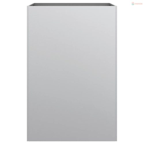 Ezüstszínű horganyzott acél növénytartó 52x48x75 cm