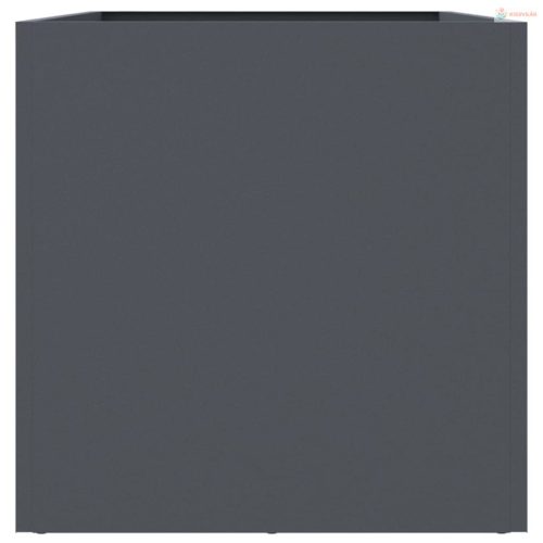 Antracitszürke acél növénytartó 62 x 30 x 29 cm