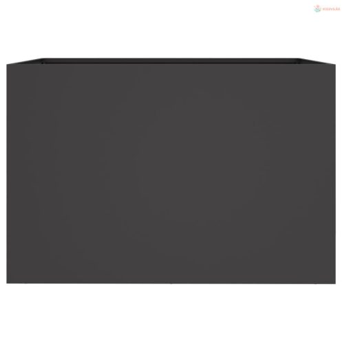 Fekete acél növénytartó 62 x 40 x 39 cm