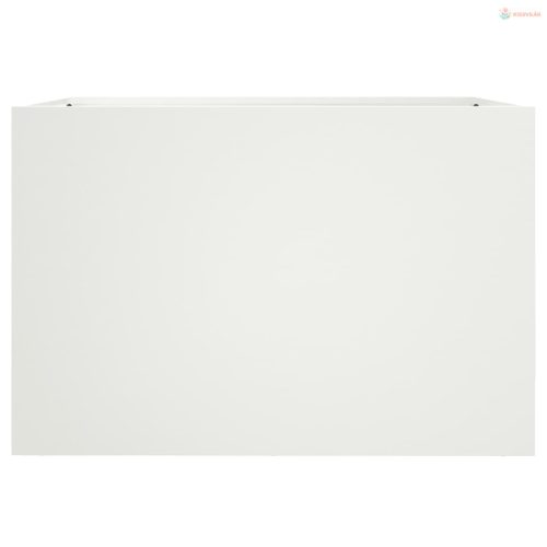 Fehér acél növénytartó 62 x 40 x 39 cm