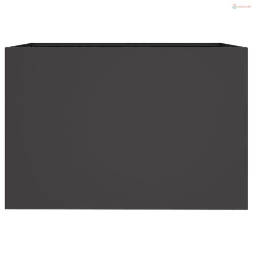 Fekete acél növénytartó 62 x 47 x 46 cm