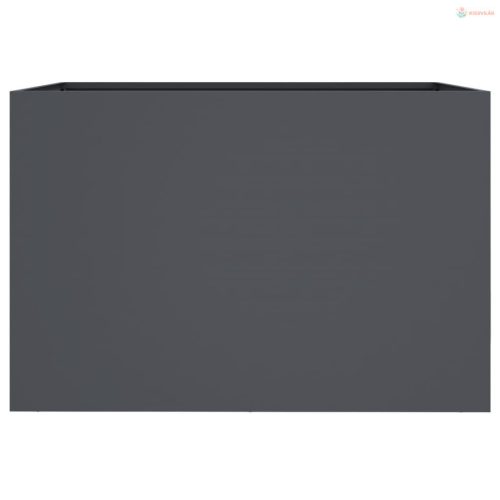 Antracitszürke acél növénytartó 62 x 47 x 46 cm