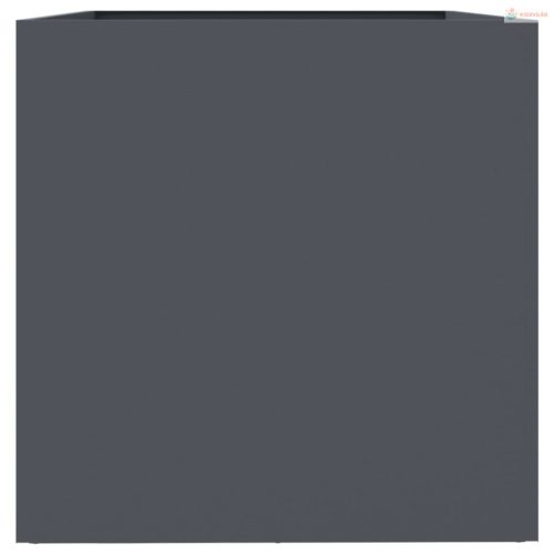 Antracitszürke acél növénytartó 62 x 47 x 46 cm